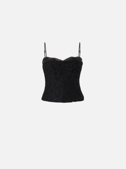 PINKO LACE BUSTIER TOP