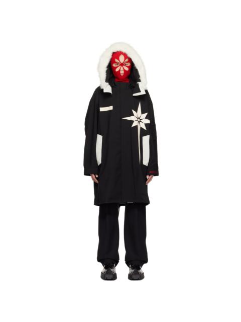 KUSIKOHC Black Paneled Coat