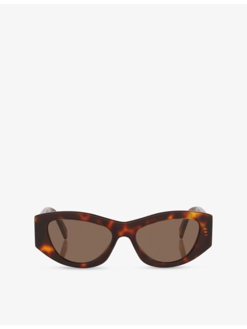 CELINE CL40308U Triomphe Irregular-Frame Acetate Sunglasses