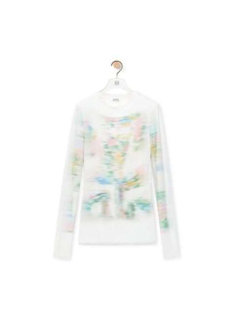 Loewe Long sleeve top in mesh