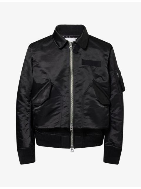 sacai Bomber-Style Twill Jacket