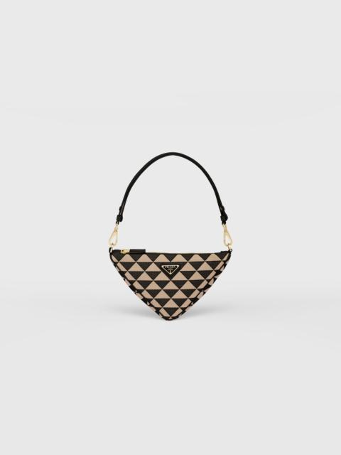 Prada Embroidered fabric mini-bag