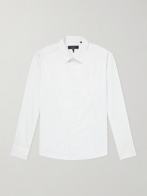 rag & bone Striped Cotton-Poplin Shirt