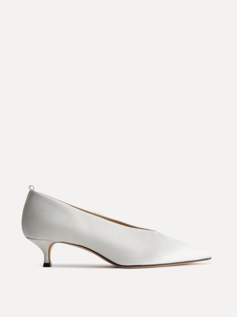 LE MONDE BÉRYL Babouche Kitten / Ivory Satin