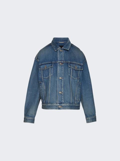 SAINT LAURENT 70s Trucker Jacket Blue San Francisco