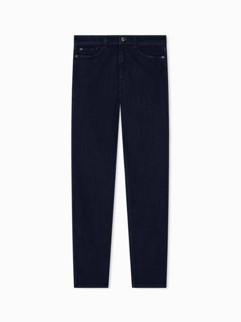 EMPORIO ARMANI J20 high-waisted super skinny leg jeans in Lyocell denim