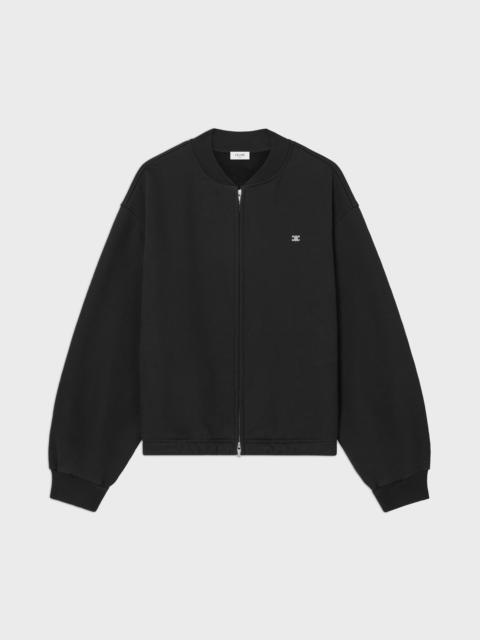 CELINE teddy jacket IN cotton fleece