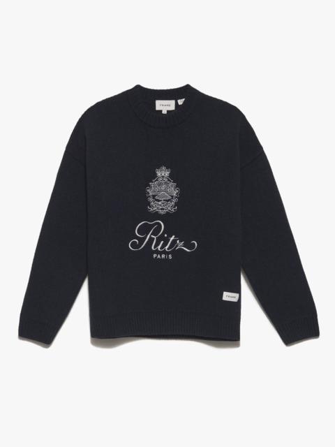 FRAME Ritz Women's Crewneck Sweater in Navy Multi