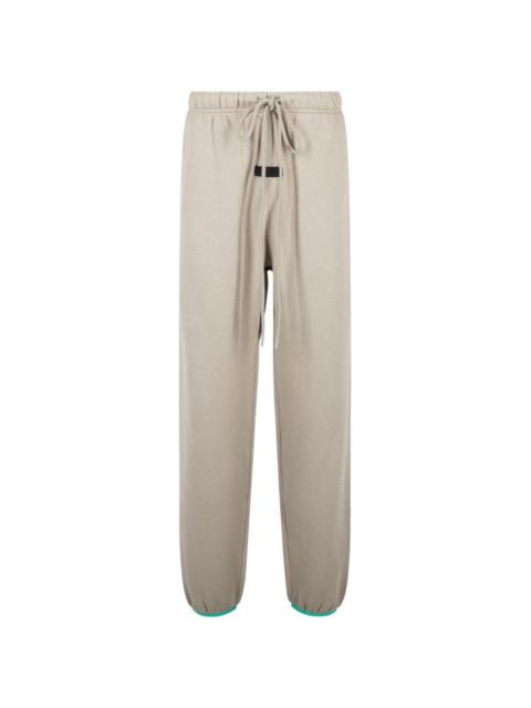 ESSENTIALS logo-patch track pants