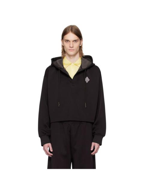 LACOSTE Brown Runway Oversized Hoodie