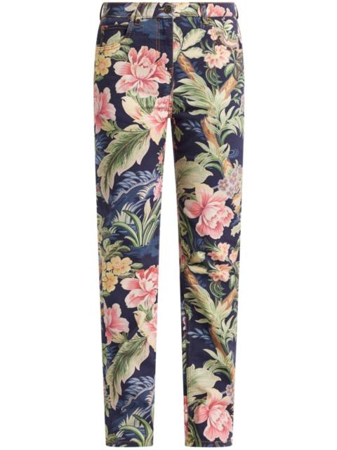 Etro floral-print jeans
