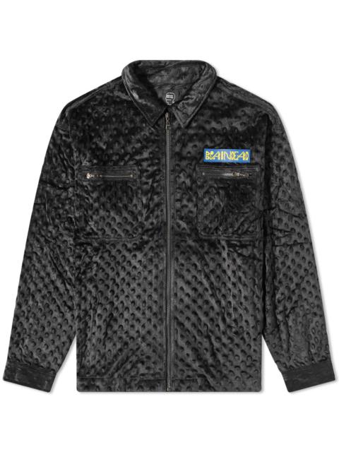 BRAIN DEAD Brain Dead Embossed Fur Zip Shirt Jacket
