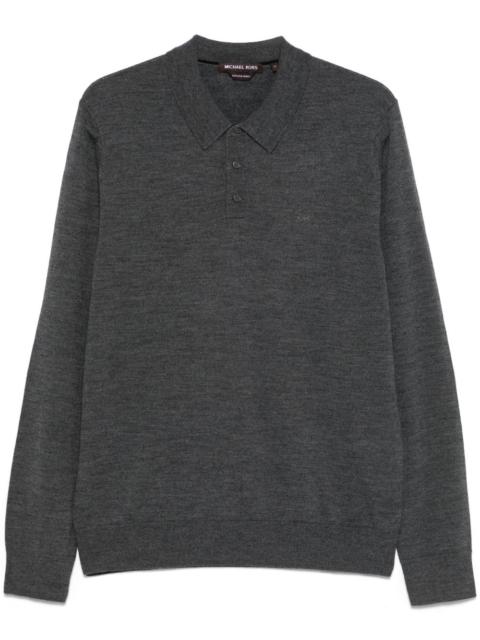 MICHAEL KORS merino-wool polo shirt