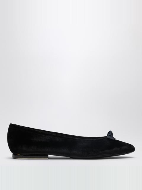 Loro Piana Primula ballet flats in black velvet