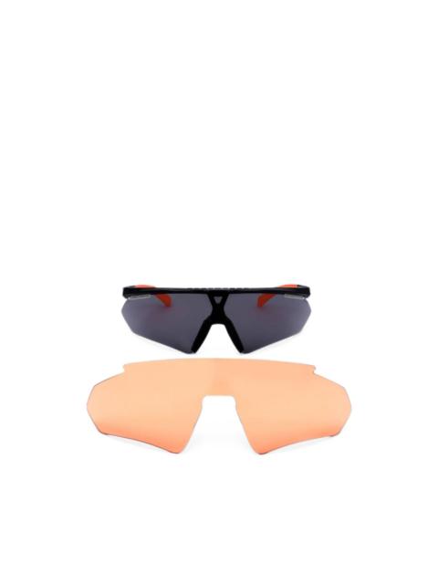 adidas geometric-frame sunglasses