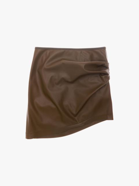 Helmut Lang FAUX LEATHER MINI SKIRT