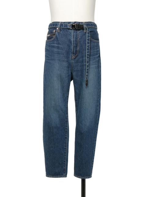 sacai Cropped Tapered Denim Pants