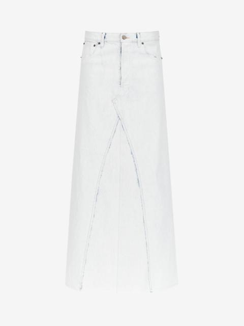 Maison Margiela Bianchetto denim maxi skirt