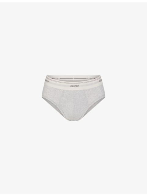 SKIMS Skims Cotton Rib Stretch-Cotton Briefs