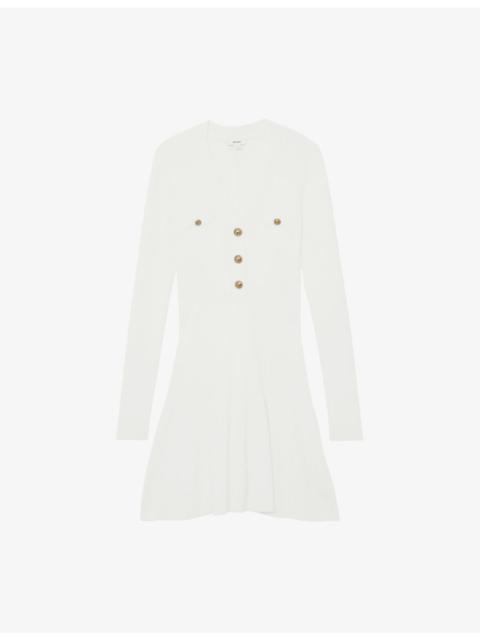 REISS Lavelle Knitted Mini Dress
