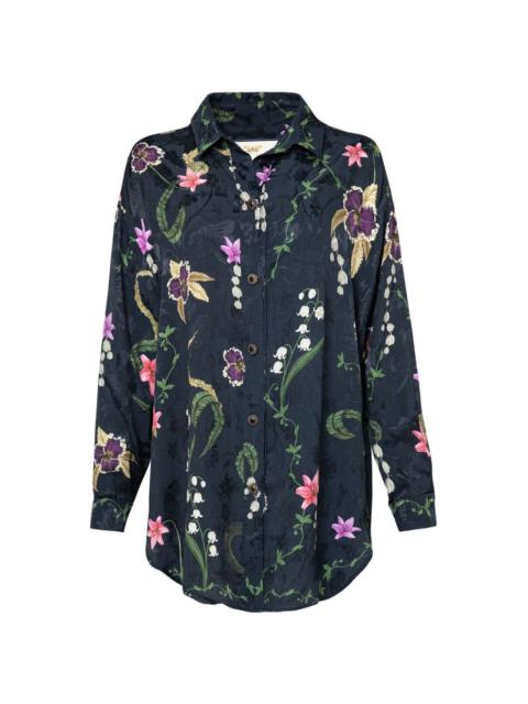 Agua by Agua Bendita Cecilia Tesoro floral-print shirt