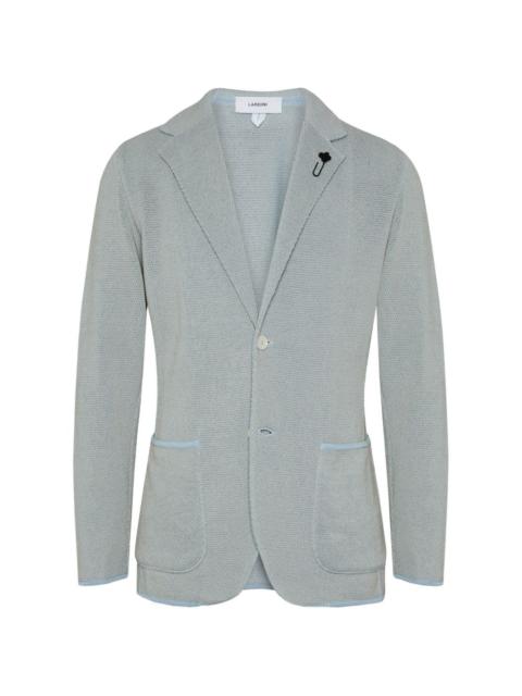 LARDINI piped blazer