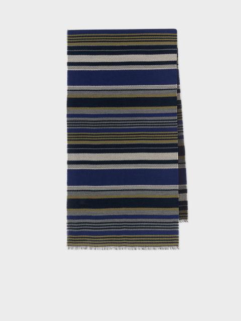 Paul Smith Wool-Blend Stripe Scarf