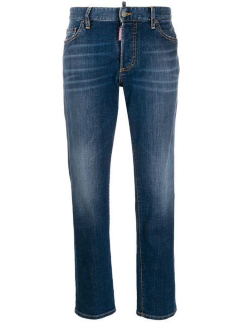 DSQUARED2 washed cropped jeans
