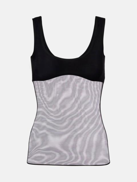 NENSI DOJAKA Semi-sheer tank top