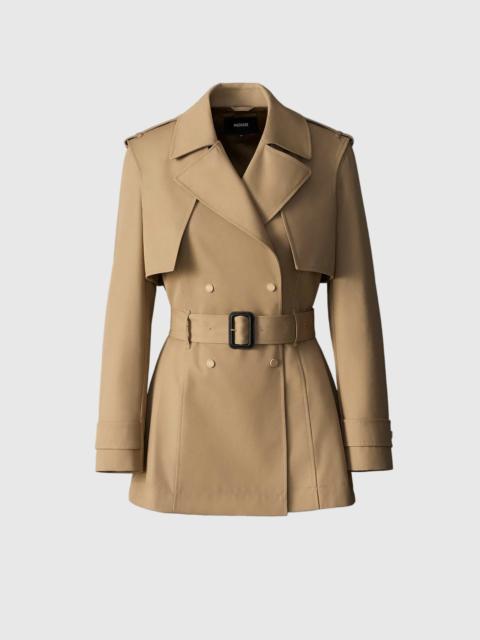 MACKAGE ADVA Mid-Length Buckled Belt Trench
