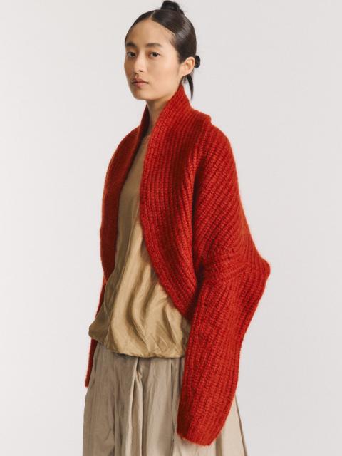 CASEY/CASEY CARDIGAN - MOHWOOL - RUST