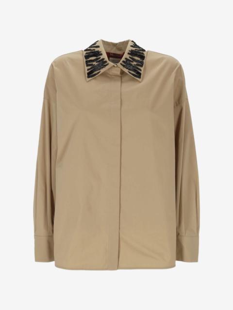Max Mara Studio bead-embellished shirt