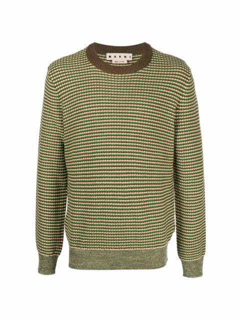 Marni striped knit jumper