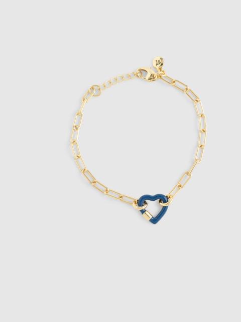 Madewell Heart Carabiner Paperclip Chain Bracelet