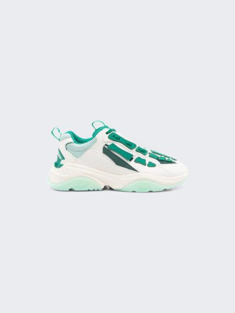 AMIRI Bone Runner Sneakers Alabaster and Green