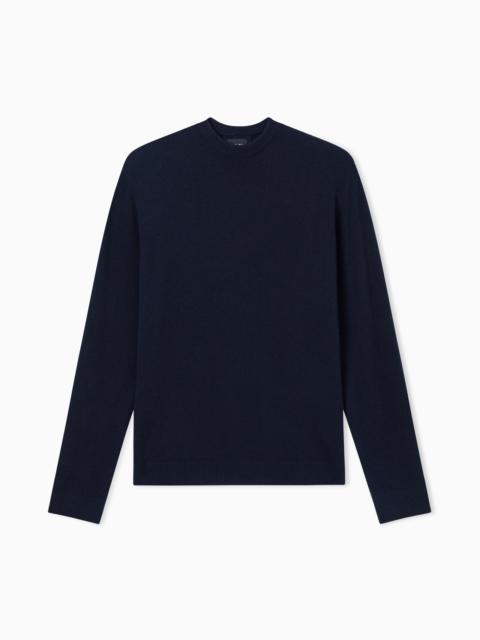 GIORGIO ARMANI GIORGIO ARMANI FOR ALANUI CASHMERE AND SILK CREW-NECK JUMPER