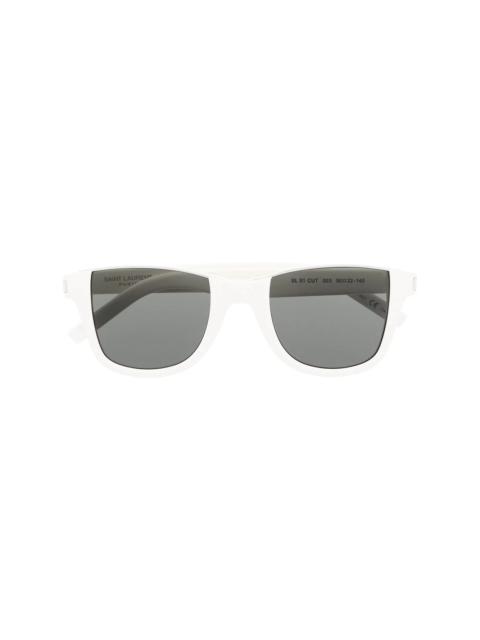 SAINT LAURENT Cut-Away square-frame sunglasses