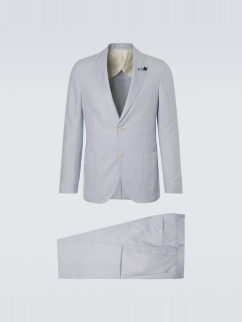 LARDINI Wool, silk and linen suit