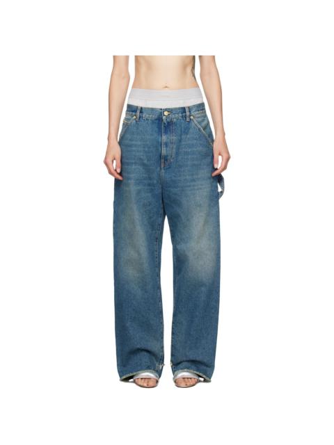 DARKPARK Blue Lisa Loose Fit Carpenter Jeans