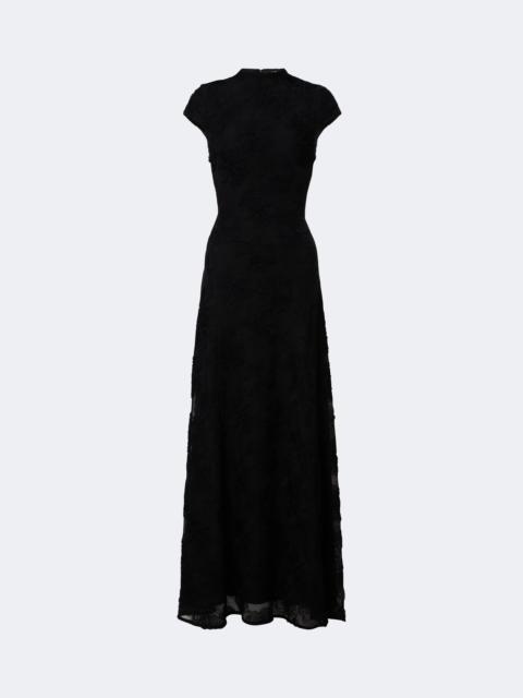 ROTATE Embroidered floral mesh gown