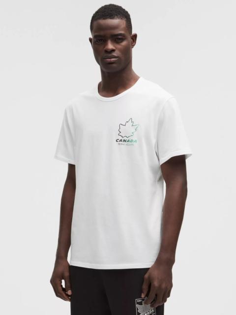 lululemon Team Canada Men's Cotton Jersey Graphic T-Shirt *COC Logo