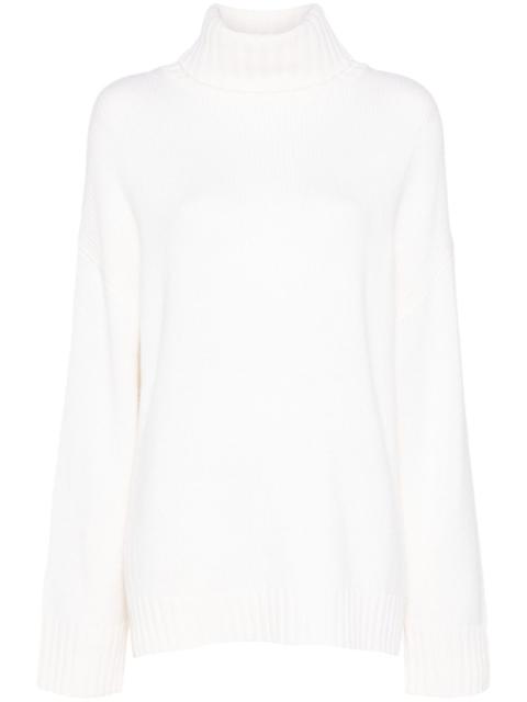 Allude roll-neck sweater