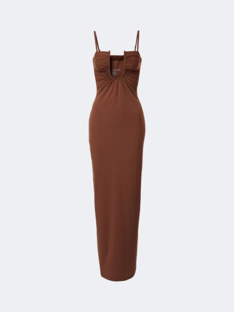 CHRISTOPHER ESBER Arced ruched maxi dress