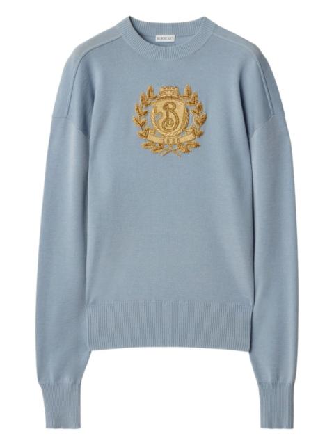 Burberry B Crest wool sweater