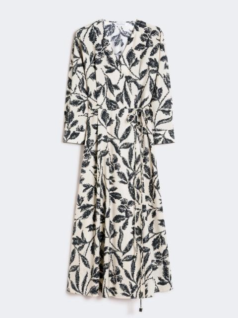 Max Mara Printed poplin dress - BEIGE