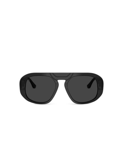 Ferrari geometric-frame sunglasses