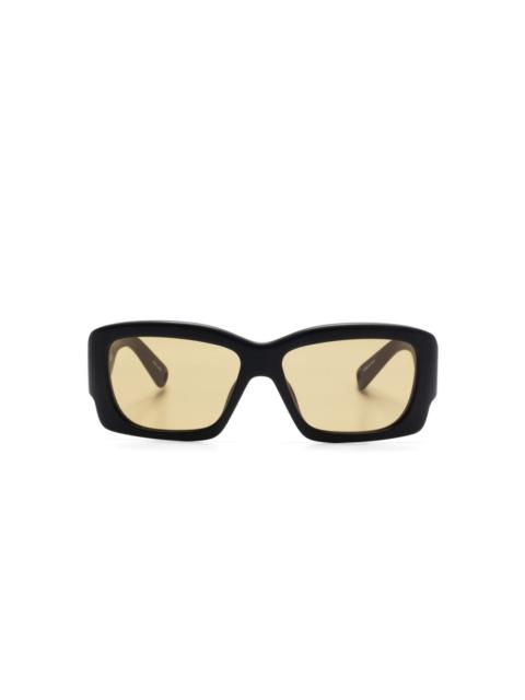 JACQUEMUS rectangle-frame sunglasses