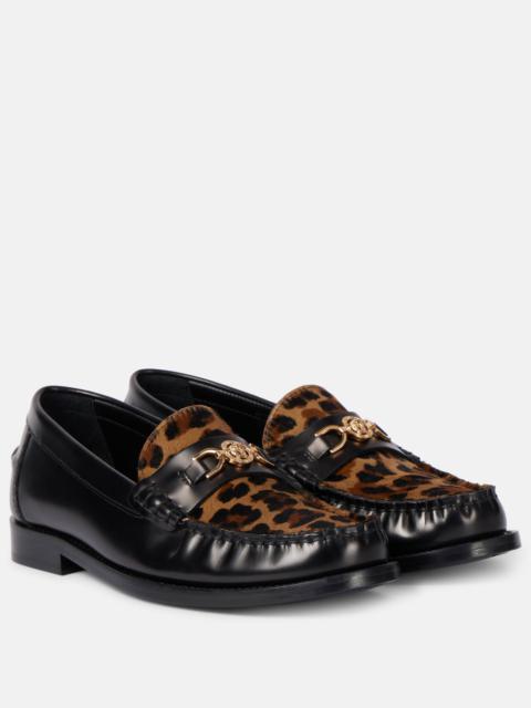 VERSACE Medusa '95 leopard-print loafers