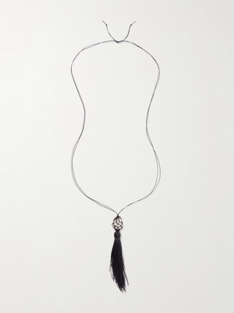 ALIGHIERI Melody Cord And Silver Necklace