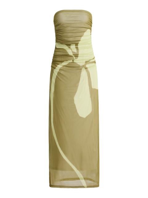 SIGNIFICANT OTHER Exclusive Sura Strapless Maxi Dress olive